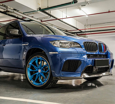Фото дисков HRE S201 на BMW X5/X5 M (E70)