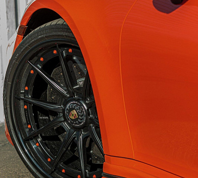 Фото дисков Strasse Wheels SV10 Deep Concave Duoblock на Porsche 911 VIII