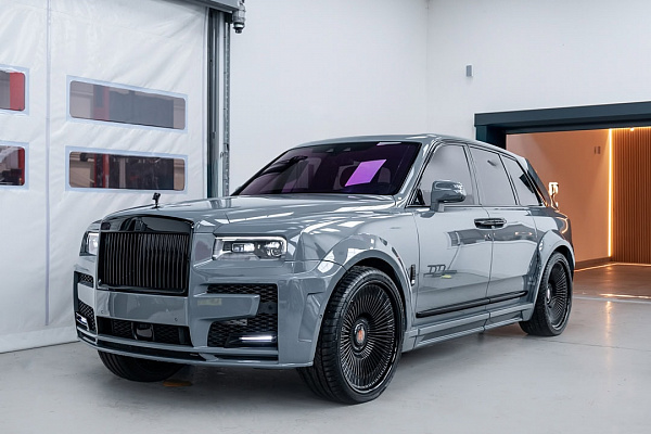Фото дисков Brixton Forged LX17 Черный сатин на Rolls-Royce Cullinan