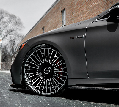 Фото дисков Brixton Forged LX01 на Mercedes-Benz S-Class (W222, C217)