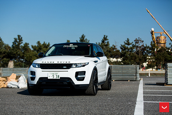 Фото дисков Vossen CVT Черный сатин на Land Rover Range Rover Evoque I
