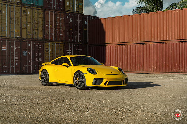 Фото дисков Vossen S21-01 Матовый графит на Porsche 911 VII