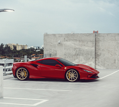 Фото дисков Vossen EVO-2 на Ferrari F8