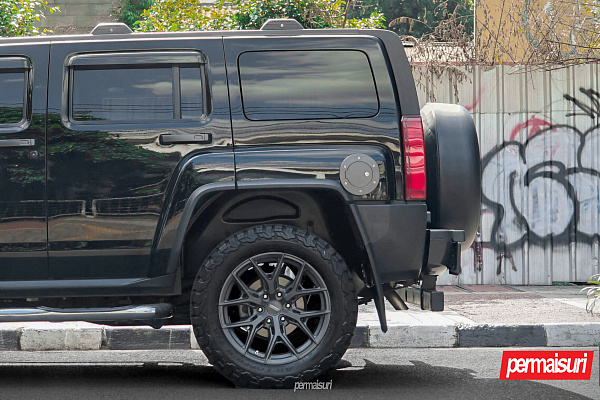 Фото дисков Vossen HF6-4 Сатиновый графит на Hummer H3