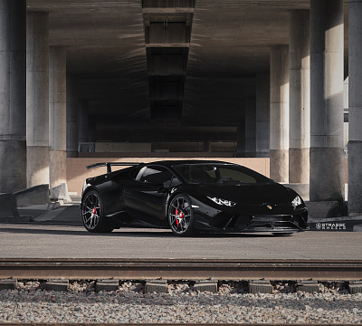 Фото дисков Strasse Wheels SM5R Deep Concave Monoblock на Lamborghini Huracan