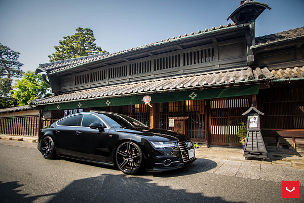Фото дисков Vossen HF-1 Алмазная проточка на Audi A/RS 7 (4G)