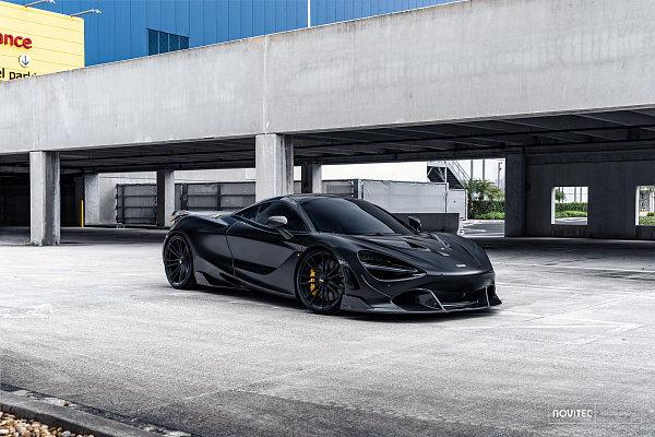 Фото дисков NOVITEC MC3 Черный сатин на McLaren 720S