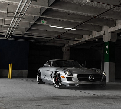 Фото дисков Anrky AN34 на Mercedes-Benz SLS AMG