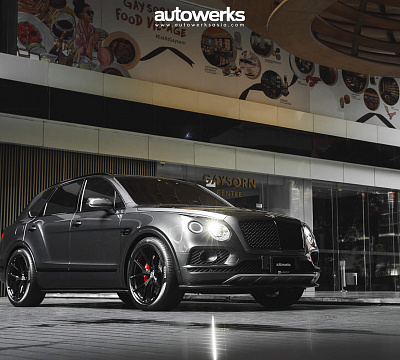 Фото дисков HRE P101 на Bentley Bentayga