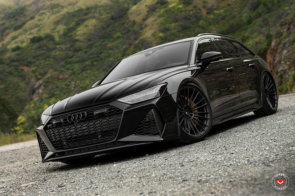Фото дисков Vossen S17-04 Черный сатин на Audi A/RS 6 (C8)