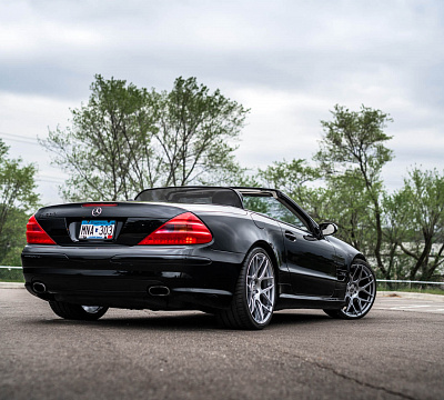 Фото дисков HRE FF01 на Mercedes-Benz SL (R230)