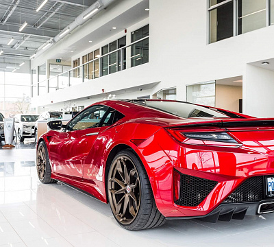 Фото дисков HRE P201 на Acura NSX II