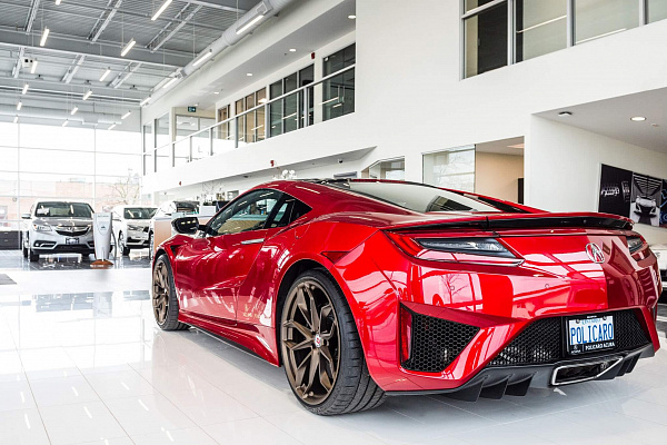 Фото дисков HRE P201 Сатиновая бронза на Acura NSX II