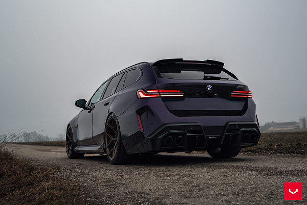 Фото дисков Vossen HF-9 Сатиновая темная бронза на BMW 5/M5 (G60/G90)