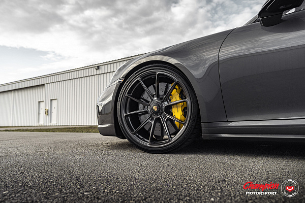 Фото дисков Vossen RS92 Глянцевый графит на Porsche 911 VIII