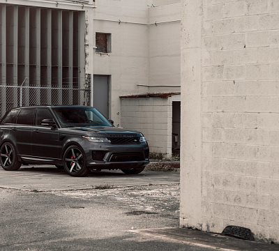Фото дисков Vossen CV3 на Range Rover Sport II