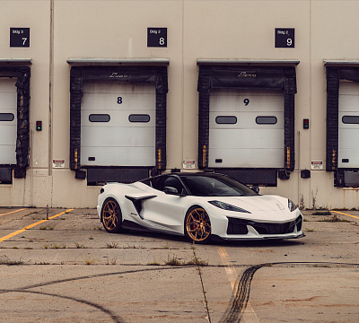 Фото дисков Vossen EVO-3R на Chevrolet Corvette C8