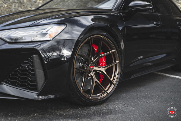 Фото дисков Vossen S21-01 Глянцевая бронза на Audi A/RS 6 (C8)