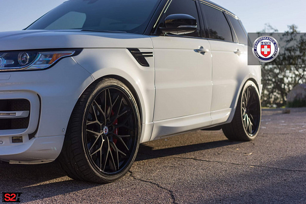 Фото дисков HRE S200H Черный сатин на Range Rover Sport II
