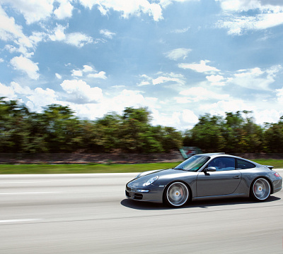 Фото дисков Vossen CV3 на Porsche 911 VI