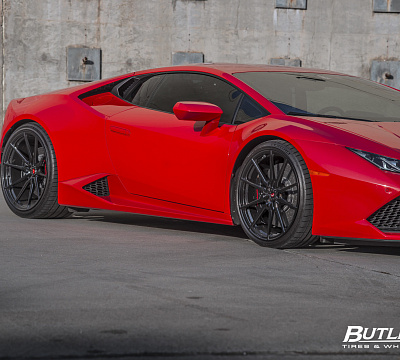 Фото дисков Vossen M-X2 на Lamborghini Huracan