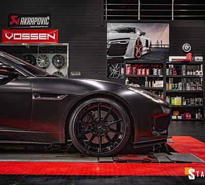 Фото дисков Vossen HF-3 на Jaguar F-Type