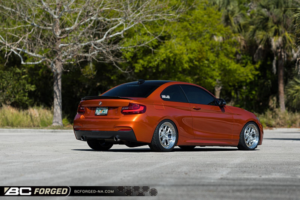 Фото дисков BC Forged LE52 // MLE52 Глянцевый лак на BMW 2/M2 (F22/F87)