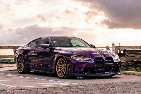 Фото дисков Strasse Wheels SV5 Deep Concave Duoblock Сатиновое золото на BMW 4/M4 (G22/G82)