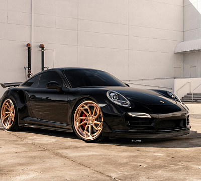Фото дисков Strasse Wheels SB1 Deep Concave FS на Porsche 911 VII
