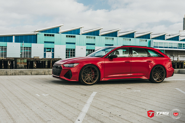 Фото дисков Vossen EVO-5R Сатиновая бронза на Audi A/RS 6 (C8)