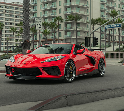 Фото дисков Vossen EVO-1 (3-Piece) на Chevrolet Corvette C8
