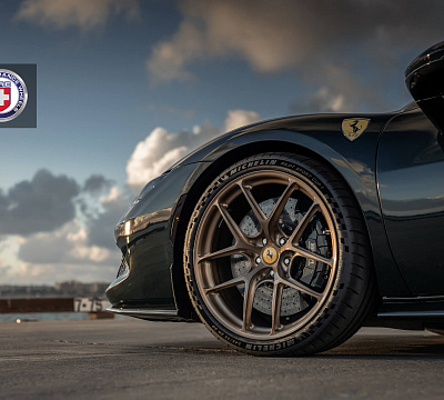 Фото дисков HRE R101 Lightweight на Ferrari 296