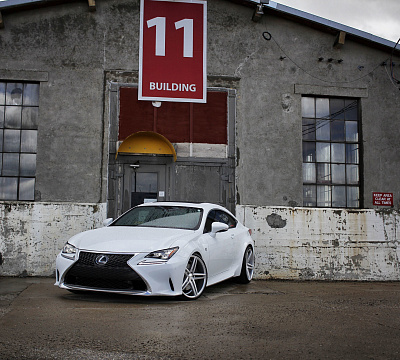 Фото дисков Vossen CV5 на Lexus RC