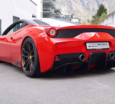 Фото дисков HRE P104 на Ferrari 458