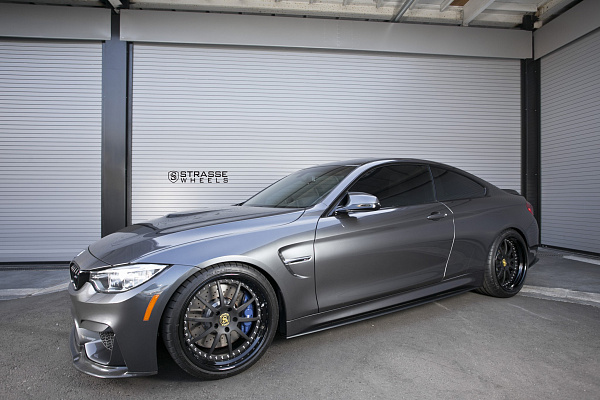Фото дисков Strasse Wheels R10 Performance Черный сатин на BMW 4/M4 (F32/F82)