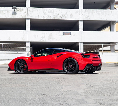 Фото дисков Anrky S3-X3 на Ferrari 488
