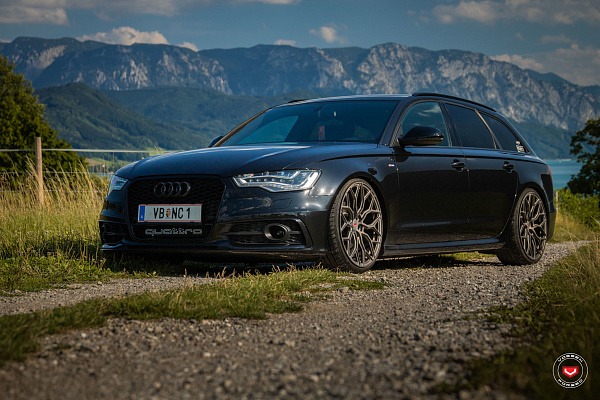 Фото дисков Vossen S17-01 Сатиновый графит на Audi A/RS 6 (C7)