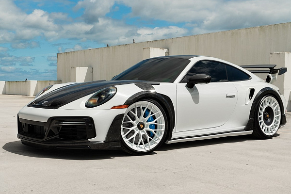 Фото дисков Anrky AN20 Aerosport Белый глянец на Porsche 911 VIII