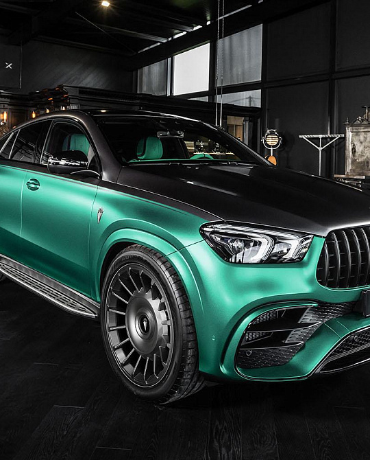 Фото дисков G-Falcon Сатиновый графит на Mercedes-Benz GLE II