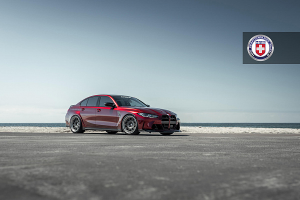 Фото дисков HRE 528 Сатиновый графит на BMW 3/M3 (G2x/G80)