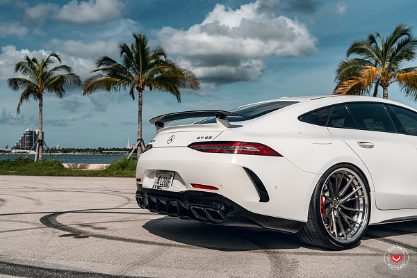 Фото дисков Vossen M-X4T (3-Piece) Глянцевый темный лак на Mercedes-Benz AMG GT I