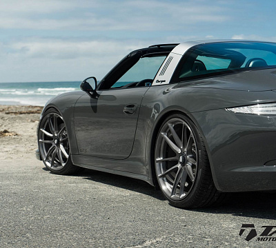 Фото дисков HRE P104 на Porsche 911 VII