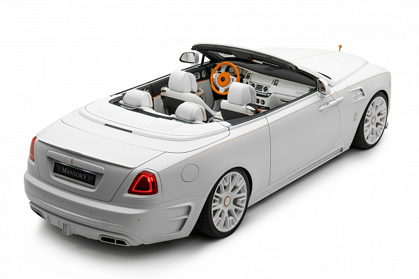 Фото дисков Mansory V.6 Белый глянец на Rolls-Royce Wraith