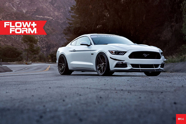 Фото дисков HRE FF04 Черный глянец на Ford Mustang VI