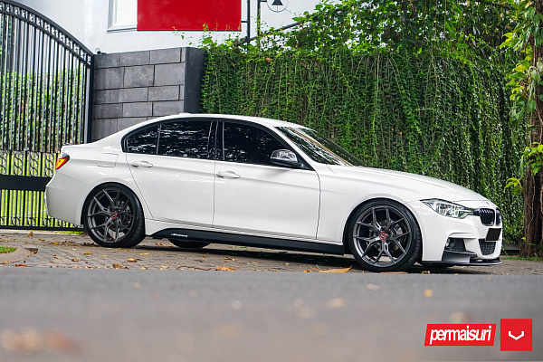 Фото дисков Vossen HF-5 Сатиновый графит на BMW 3/M3 (F3x/F80)