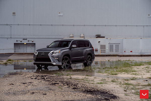 Фото дисков Vossen HF6-2 Черный глянец на Lexus GX II
