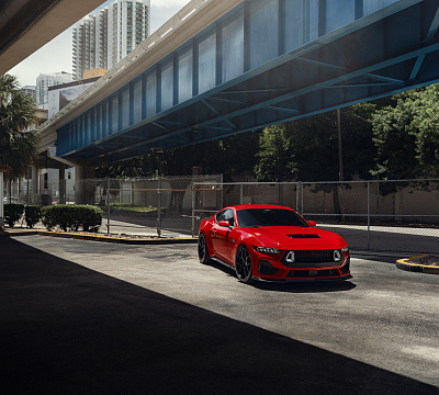 Фото дисков Vossen HF-5 на Ford Mustang VII
