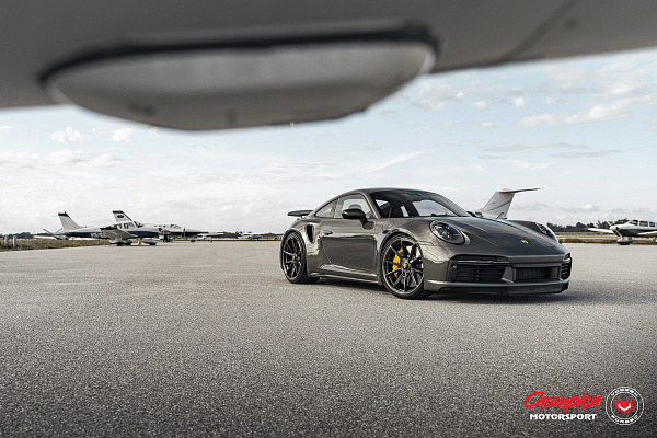 Фото дисков Vossen RS92 Глянцевый графит на Porsche 911 VIII