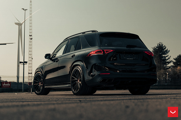 Фото дисков Vossen HF-4T Черный сатин на Mercedes-Benz GLE II