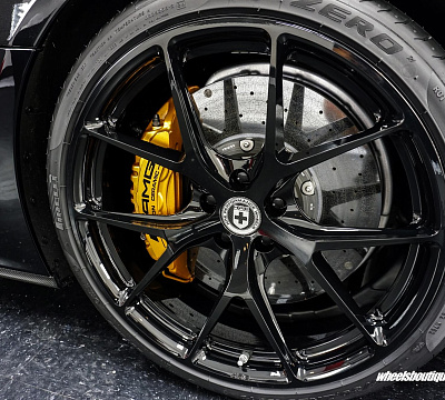 Фото дисков HRE P101 на Mercedes-Benz SLS AMG